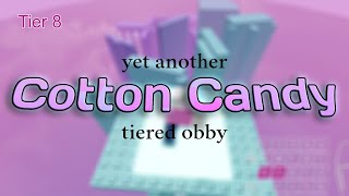 yet another Cotton Candy Tiered Obby completion Tier 8 [upl. by Salvay]