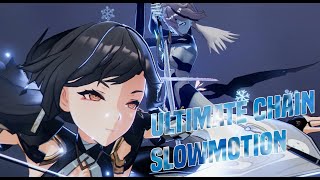 【AETHER GAZER】SLOWMOTION IZANAMI AND MITSUHA ULTIMATE CHAIN ANIMATION [upl. by Atnoid497]