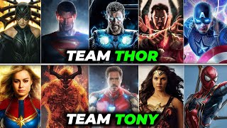 Team Thor VS Team Iron Man in Hindi  SUPERHERO STUD10S [upl. by Thorlie451]