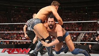 Damien Mizdow vs The Miz Raw April 6 2015 [upl. by Rockie]