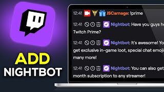 How To Add Nightbot On Twitch quick amp Easy [upl. by Ttam]