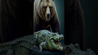 The Forest Nightmare The BearCroc Hybrid naturebattle animals wildlifebattle naturebattles we [upl. by Stanwin]