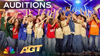 Dance Crew Espiritu Brings The ENERGY  Auditions  AGT 2024 [upl. by Chaves515]