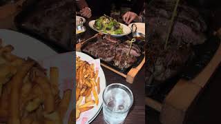 45 all you can eat ribeye salad and fries in midtown nyc 🤙🏽 [upl. by Etnomal860]