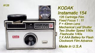 KODAK Instamatic 154 1965 [upl. by Sucerdor502]