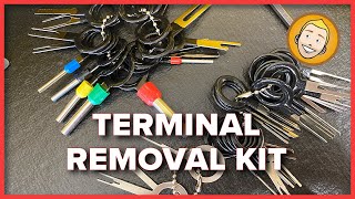 Terminal Removal Kit remove wires from connectorharness  TOOL OF THE WEEK [upl. by Frasier]