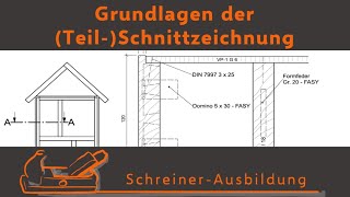 Grundlagen der Teil Schnittzeichnung [upl. by Rehteh]