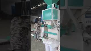 Wood pellet packing process [upl. by Tonina]