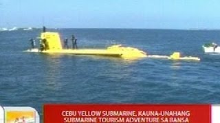 UB Cebu Yellow Submarine kaunaunahang submarine tourism adventure sa bansa [upl. by Oleic]