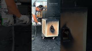 Part2  Speaker cabinet spray painting workspaceproaudio speaker audio raidongaudio raidong [upl. by Niala551]