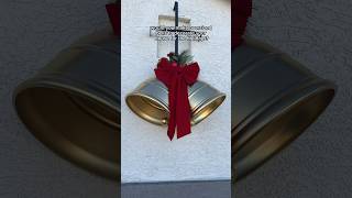 making giant Christmas Bells for outdoor home decor christmasdiydecor [upl. by Skyler]