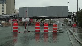 Water main leak construction to start near intersection of controversial F1 Flamingo Bridge [upl. by Schaumberger]