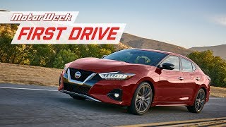 2019 Nissan Maxima  First Drive [upl. by Lehctim]