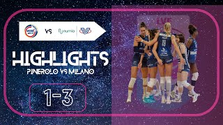 HIGHLIGHTS  Wash4green Pinerolo  Numia Vero Volley Milano Serie A1 Tigotà [upl. by Afital]