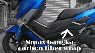 Nmax 6d carbon fiber wrap for side fairings [upl. by Theda]