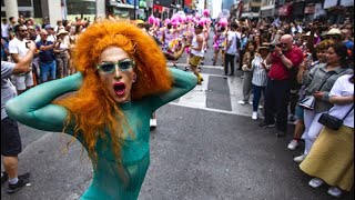 PRIDE RETURNS After twoyear hiatus Toronto streets packed with spectators and revellers [upl. by Elsbeth]