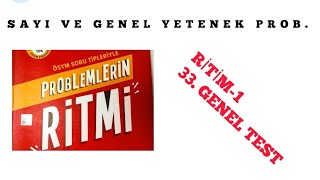 PROBLEMLERİN RİTMİ TEST33 [upl. by Onairda]