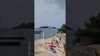 Poreč beach Croatia TravelwithHugoF poreč beach croatia [upl. by Enilreug256]