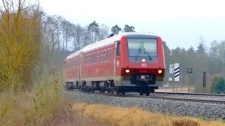 Dieseltriebwagen rund um Aulendorf  Eisenbahn [upl. by Einnad701]