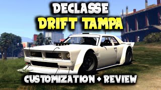 Declasse Drift Tampa Customization  Review  GTA Online [upl. by Rozelle]