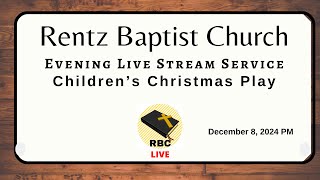 Rentz Baptist Church Kids Christmas Play  12824 PM [upl. by Eppesiug]