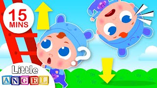 Up and Down  Opposites Song  Best Nursery Rhymes amp Kids Songs by Little Angel [upl. by Lee]