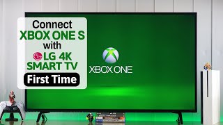 LG Smart TV How To Connect Xbox One S For the First Time [upl. by Adlei]