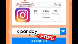 How to get free followers on INSTAGRAM [upl. by Bickart842]