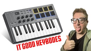 Lekato SMK25 MIDI controller review and test [upl. by Niboc]