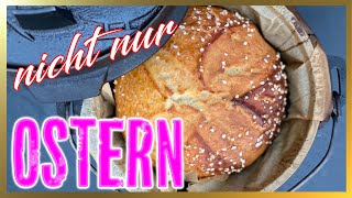 Osterbrot selber machen im Dutch Oven  wenig Zutaten und richtig lecker  MGBBQ [upl. by Eveleen]