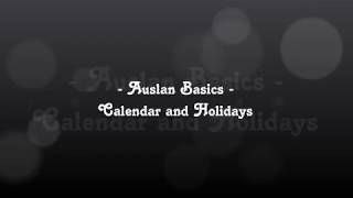 Auslan Basics  Calendar and Holidays [upl. by Fabyola]