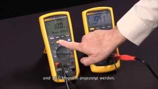 Isolationswiderstandsmessung mit dem IsolationsMultimeter Fluke 1587 [upl. by Landers268]