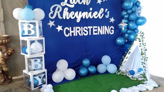 Christening Decoration Ideas  Baby Boy Christening Decoration [upl. by Duane206]