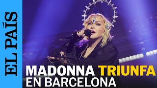 BARCELONA Madonna se reafirma como reina del pop en su concierto en el Palau Sant Jordi  EL PAÍS [upl. by Adalbert]