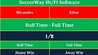 SoccerWay HtFt Betting Software 100 [upl. by Riella]