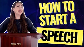 How to Start a Speech The Best and Worst Speech Openers [upl. by Aizat949]