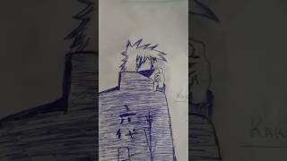 Drawing Kakashi Hokage 😈 anime kakashihokage hokage animelover remix song music tseries [upl. by Ademordna]