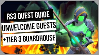 RS3 Unwelcome Guests amp Tier 3 Guardhouse Quest Guide  Ironman Friendly  RuneScape 3 [upl. by Richards481]