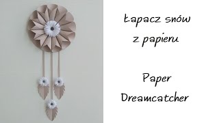 Jak zrobić Łapacz Snów z Papieru  Dreamcatcher [upl. by Dina]