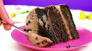 The BEST Vegan Chocolate Cake [upl. by Adeehsar]