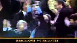 Rivaldo  Hat Trick Barcelona vs Valencia 2001 [upl. by Ettesyl803]