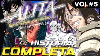 ALITA ANJO DE COMBATE  HISTÓRIA COMPLETA DO MANGÁ vol 5  Gunnm Last Order alitasequel [upl. by Enahpad]