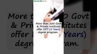 DPT Program Admission 2024  DPT Offering Govt amp Private Medical Colleges amp Universities 2024 [upl. by Giorgio]