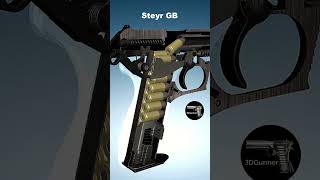 Animation How a Steyr GB Pistol works [upl. by Ellehsram]