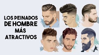 Los 10 Peinados Más ATRACTIVOS Para Hombres  Los Mejores Peinados Masculinos  Atracción y Peinados [upl. by Lynett]