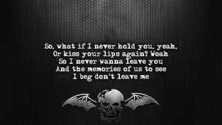 Avenged Sevenfold  Seize The Day Lyrics on screen Full HD [upl. by Ardnal556]