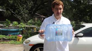 Pressure testing a 5 gal water bottle  Voiding Warranties Teaser [upl. by Ramak]