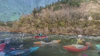 The Horn on Lake Creek  Having fun scouting March 2024 3200 cfs  725 ft [upl. by Rimat242]