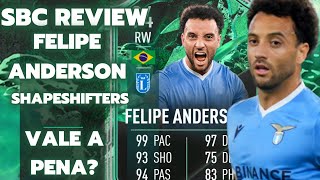 FELIPE ANDERSON SBC REVIEW FIFA 22 ULTIMATE TEAM [upl. by Aihtak]