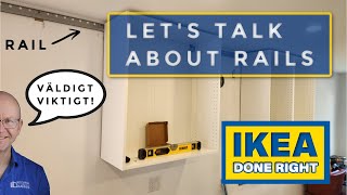 Mastering Suspension Rail Installation for Ikea Kitchens [upl. by Eile]